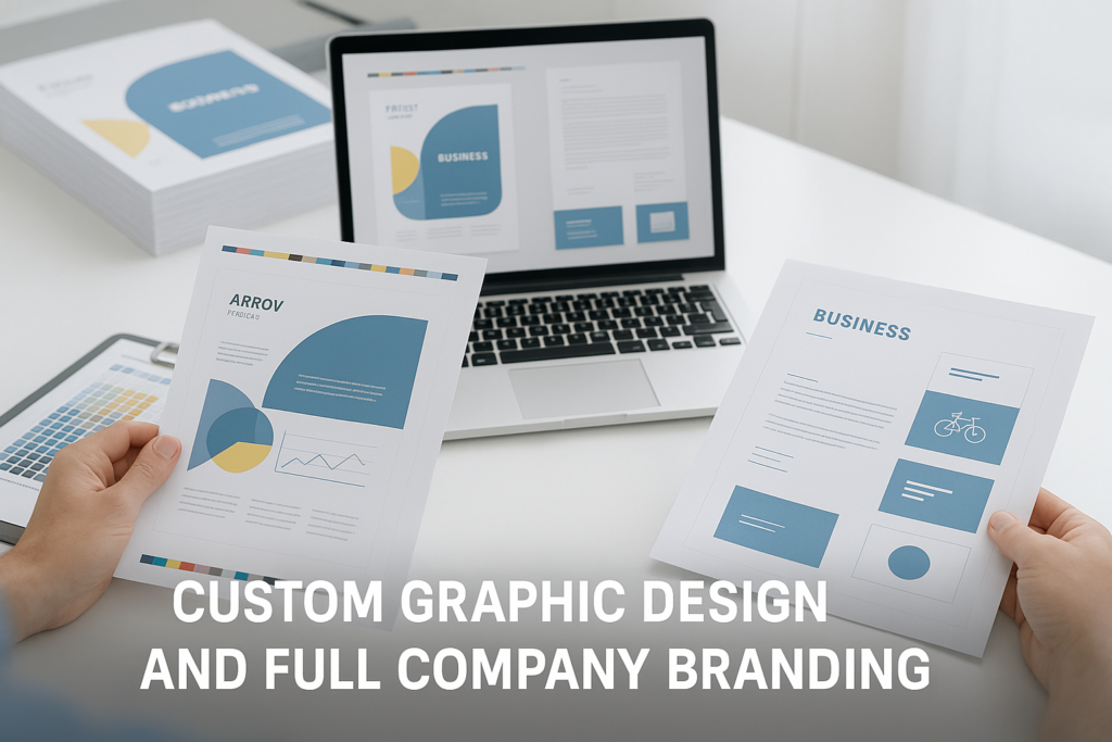 Custom Graphic Design and Full Company Branding
