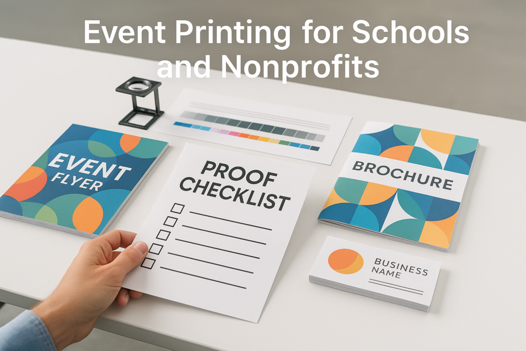 Event Printing for Schools and Nonprofits