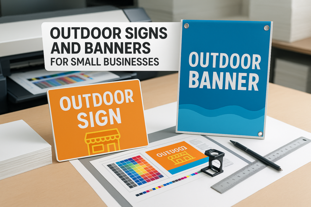 Outdoor Signs and Banners for Small Businesses