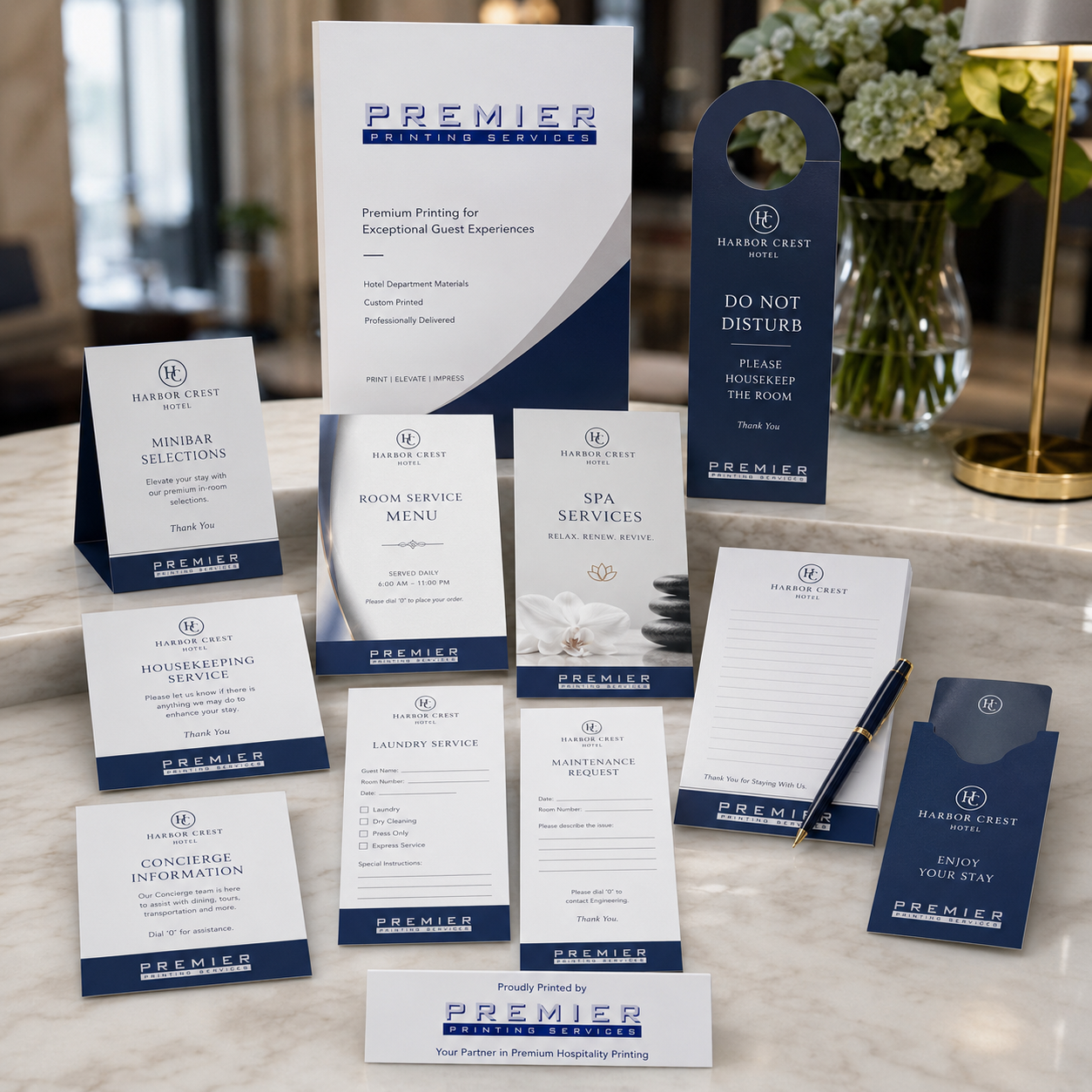 Department Materials printing example from Premier Printing Services