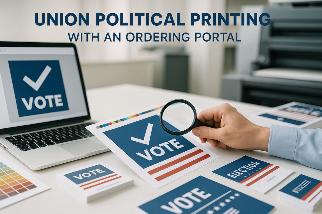 Union Political Printing With an Ordering Portal