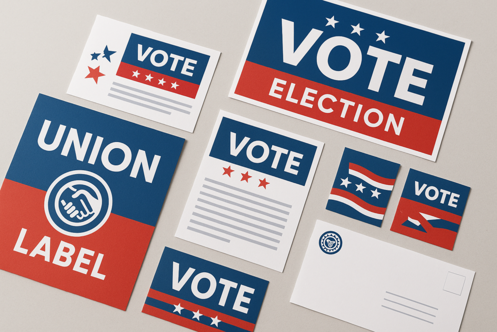 Union Political Printing With an Ordering Portal